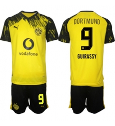 Men Borussia Dortmund 2026 Soccer Jerseys Yellow #9 GUIRASSY Men Borussia Dortmund 2026 Soccer Jerseys Yellow #9 GUIRASSY