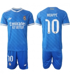 Men Real Madrid 2026 Soccer Jerseys Blue #10 MBAPPE Men Real Madrid 2026 Soccer Jerseys Blue #10 MBAPPE