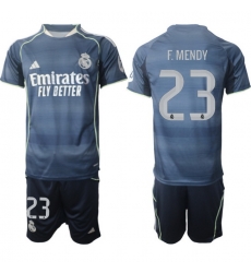 Men Real Madrid 2026 Soccer Jerseys DarkBlue #23 F.MENDY Men Real Madrid 2026 Soccer Jerseys DarkBlue #23 F.MENDY