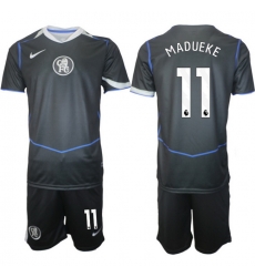 Men Chelsea 2026 Soccer Jerseys DarkGrey #11 MADUEKE Men Chelsea 2026 Soccer Jerseys DarkGrey #11 MADUEKE