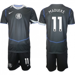 Men Chelsea 2026 Soccer Jerseys DarkGrey #11 MADUEKE
