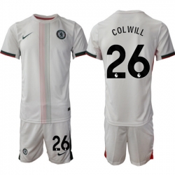 Men Chelsea 2026 Soccer Jerseys White #26 COLWILL