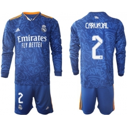 Men Real Madrid Long Sleeve Soccer Jerseys 543