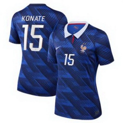 Women 15Ibrahima Konate France Jersey   3