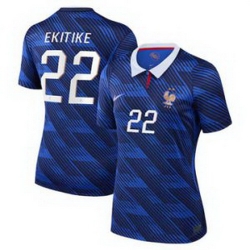 Women 22Hugo Ekitike France Jersey   3