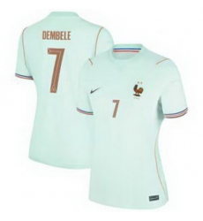 Women 7Ousmane Dembele France Jersey   4