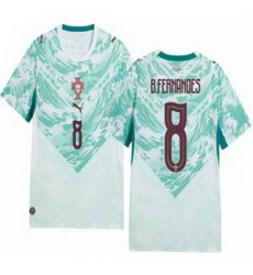 Women 8 Portugal Replica Bruno Fernandes Long Sleeve Away Jersey 1 Women 8 Portugal Replica Bruno Fernandes Long Sleeve Away Jersey 1