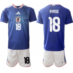 Japan 2026 FIFA World Cup Soccer Jersey Blue #18 AYASE