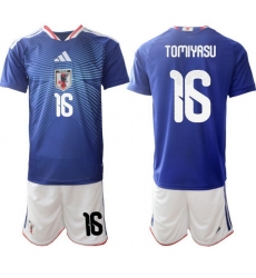 Men Japan 2026 Soccer Jerseys Blue #16 Takehiro Tomiyasu Men Japan 2026 Soccer Jerseys Blue #16 Takehiro Tomiyasu