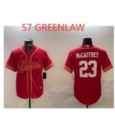 GREENLAW #57 49ers Baseball Stitched MLB jersey GREENLAW #57 49ers Baseball Stitched MLB jersey