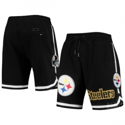 Men Pittsburgh Steelers Black Shorts