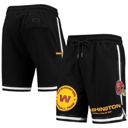 Men Washington Commanders Black Shorts