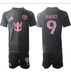 Men Inter Miami CF 2026 Soccer Jerseys Black #9 SUAREZ