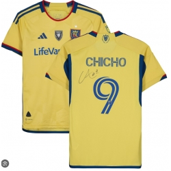 Salt Lake Chicho Arango #9 jersey Yellow