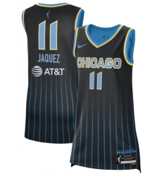 Chicago Sky Gabriela Jaquez #11 Nike Black Victory Jersey Chicago Sky Gabriela Jaquez #11 Nike Black Victory Jersey