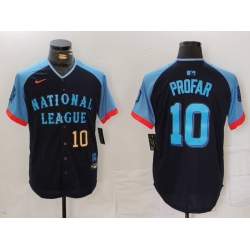 Men National League 10 Jurickson Profar Navy 2024 All Star Limited Stitched Baseball Jersey 1 219