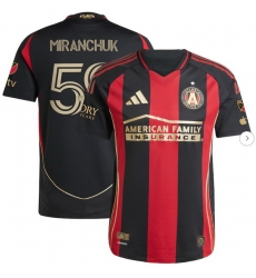 Men's Atlanta United FC Aleksei Miranchuk adidas Black 2025 The Connector Authentic Player Jersey Men's Atlanta United FC Aleksei Miranchuk adidas Black 2025 The Connector Authentic Player Jersey