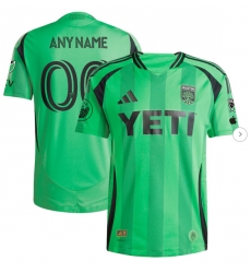 Mens Austin FC adidas Green 2025 The Heartbeat Kit Authentic Custom Jersey