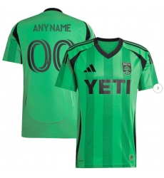 Mens Austin FC adidas Green 2025 The Heartbeat Kit Replica Custom Jersey