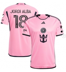 Men's Inter Miami CF Jordi Alba Ramos adidas Pink 2024 2getherness Authentic Player Jersey