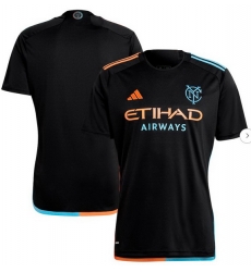 Men's New York City FC adidas Black 2024 24 7 Kit Replica Jersey Men's New York City FC adidas Black 2024 24 7 Kit Replica Jersey
