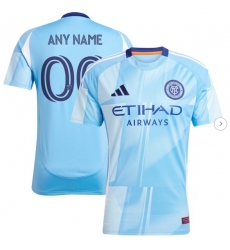Men's New York City FC adidas Light Blue 2025 The Excelsior Kit Replica Custom Jersey Men's New York City FC adidas Light Blue 2025 The Excelsior Kit Replica Custom Jersey