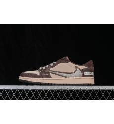 AIR JORDAN 1 LOW X TRAVIS SCOTT MEN SHOES 6513