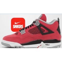 Nike Jordan Shoes 4 shoes Red Black Men