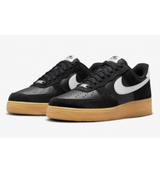 Women Nike Air Force One LV8 Bkack Summit Light Brown Shoes -