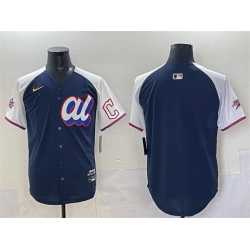 Men American League Cleveland Guardians Blank Navy Alternate 2025 All Star Edition Limited Stitched Baseball Jersey Men American League Cleveland Guardians Blank Navy Alternate 2025 All Star Edition Limited Stitched Baseball Jersey