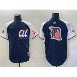 Men American League Detroit Tigers Team Big Logo Navy Alternate 2025 All Star Edition Limited Stitched Baseball Jersey 283 Men American League Detroit Tigers Team Big Logo Navy Alternate 2025 All Star Edition Limited Stitched Baseball Jersey 283