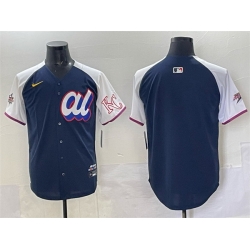 Men American League Kansas City Royals Blank Navy Alternate 2025 All Star Edition Limited Stitched Baseball Jersey Men American League Kansas City Royals Blank Navy Alternate 2025 All Star Edition Limited Stitched Baseball Jersey