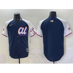 Men American League Texas Rangers Blank Navy Alternate 2025 All Star Edition Limited Stitched Baseball Jersey Men American League Texas Rangers Blank Navy Alternate 2025 All Star Edition Limited Stitched Baseball Jersey