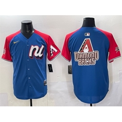 Men National League Arizona Diamondbacks Team Big Logo Blue Red Alternate 2025 All Star Edition Limited Stitched Baseball Jersey Men National League Arizona Diamondbacks Team Big Logo Blue Red Alternate 2025 All Star Edition Limited Stitched Baseball Jersey