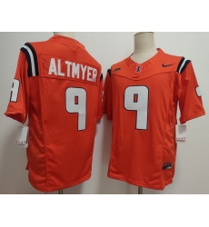Men Illinois Fighting Nike Luke Altmyer #9 Orange Illini Football Game Jersey Men Illinois Fighting Nike Luke Altmyer #9 Orange Illini Football Game Jersey