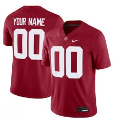 Alabama Crimson Tide Red Vapor Limited Custom Jersey All Stitched Crimson