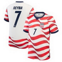 Men 7Giovanni Reyna USMNT 2026 Stadium Replica Jersey   2