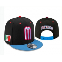 Mexico Baseball Snapback Cap 018