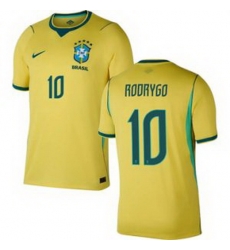 Women 10Rodrygo Brazil National Team Raphinha 2026 Home Jersey 1