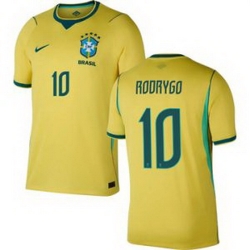 Women 10Rodrygo Brazil National Team Raphinha 2026 Home Jersey 1