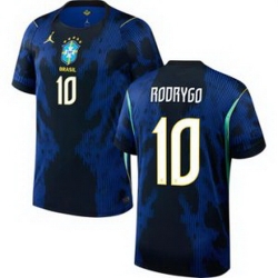 Women 10Rodrygo Brazil National Team Raphinha 2026 Home Jersey 2