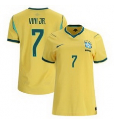 Women 7 Brazil National Team Vini Jr 2026 Home Jersey 3 Women 7 Brazil National Team Vini Jr 2026 Home Jersey 3