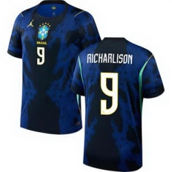 Women 9 Brazil National Team Richarlison 2026 Home Jersey 2