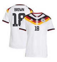 Women 18Nathaniel Brown Germany National Team Jersey 6 Women 18Nathaniel Brown Germany National Team Jersey 6