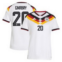 Women 20Serge Gnabry Germany National Team Jersey   6