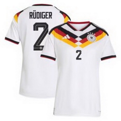 Women 2Antonio Rudiger Germany National Team Jersey   6