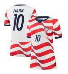 Women 10Christian Pulisic USMNT 2026 Stadium Replica Jersey   4