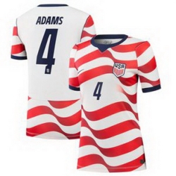 Women 4Tyler Adams USMNT 2026 Stadium Replica Jersey   4