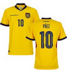 Women 10 Ecuador Kendry Paez Away Replica Jersey   1
