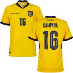 Women 16 Ecuador Leonardo Campana Away Replica Jersey   1